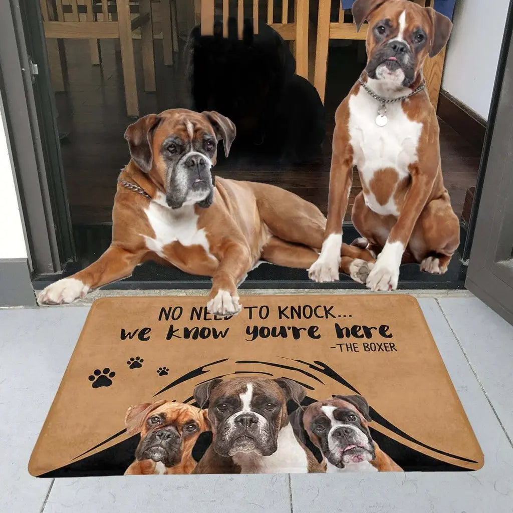 Doberman Dog Doormat