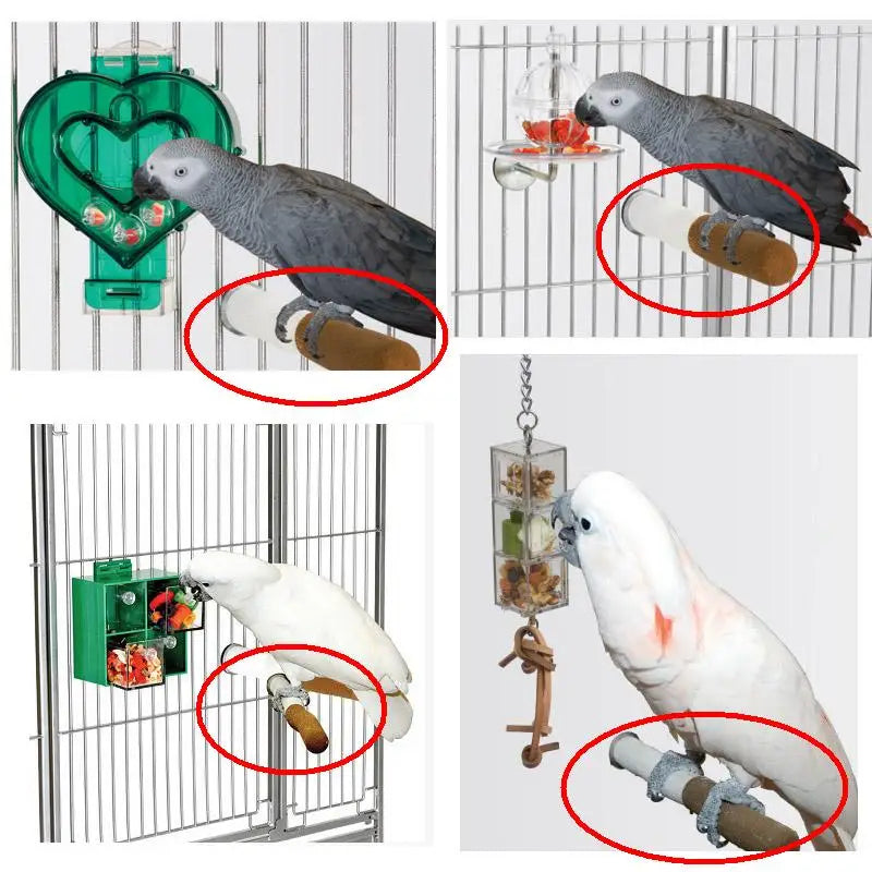 CAITEC Bird Perched Stick Nail Grooming Stand