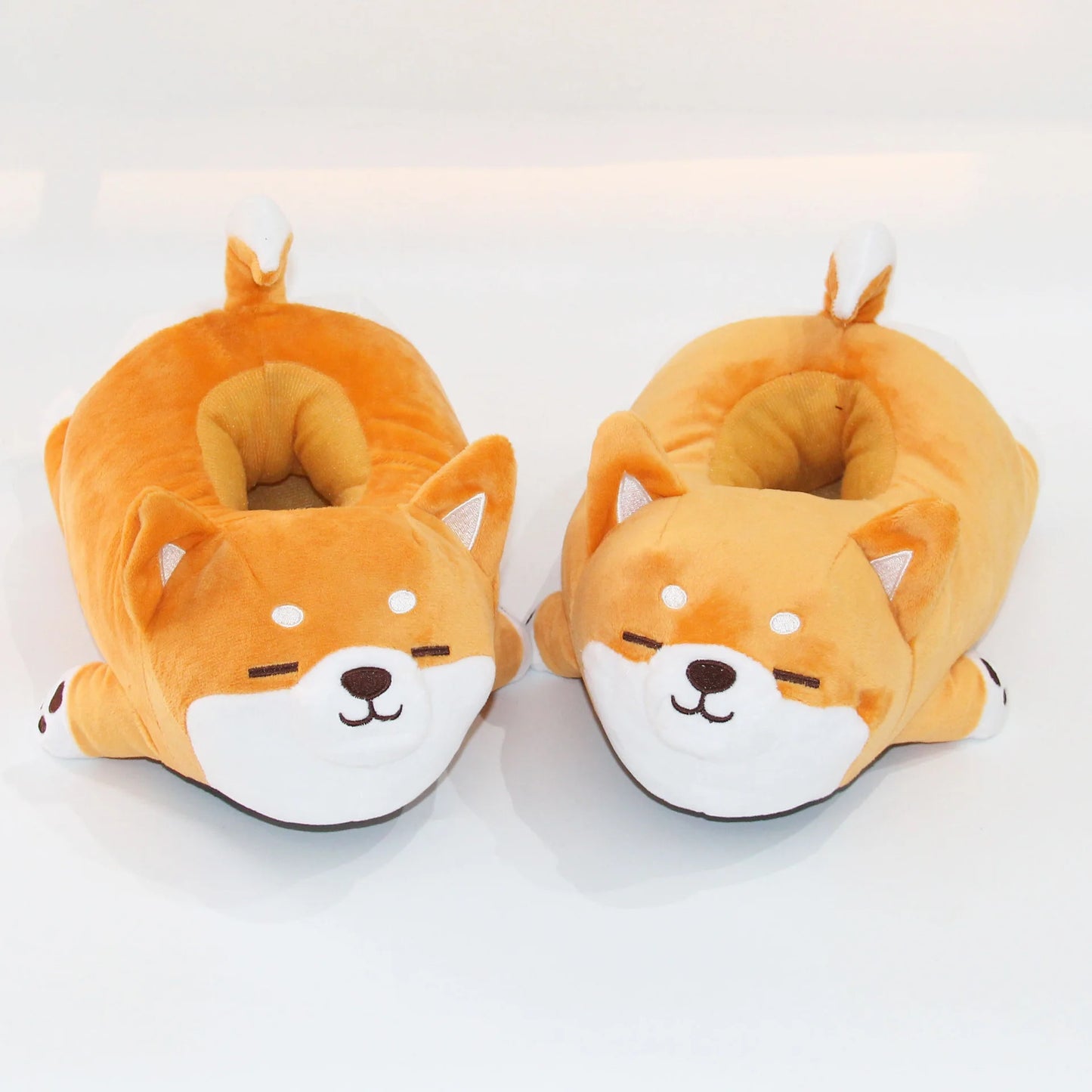 Fluffy Shiba Inu Slippers