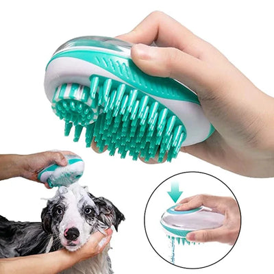 Pet Bath Brush & Massage Comb
