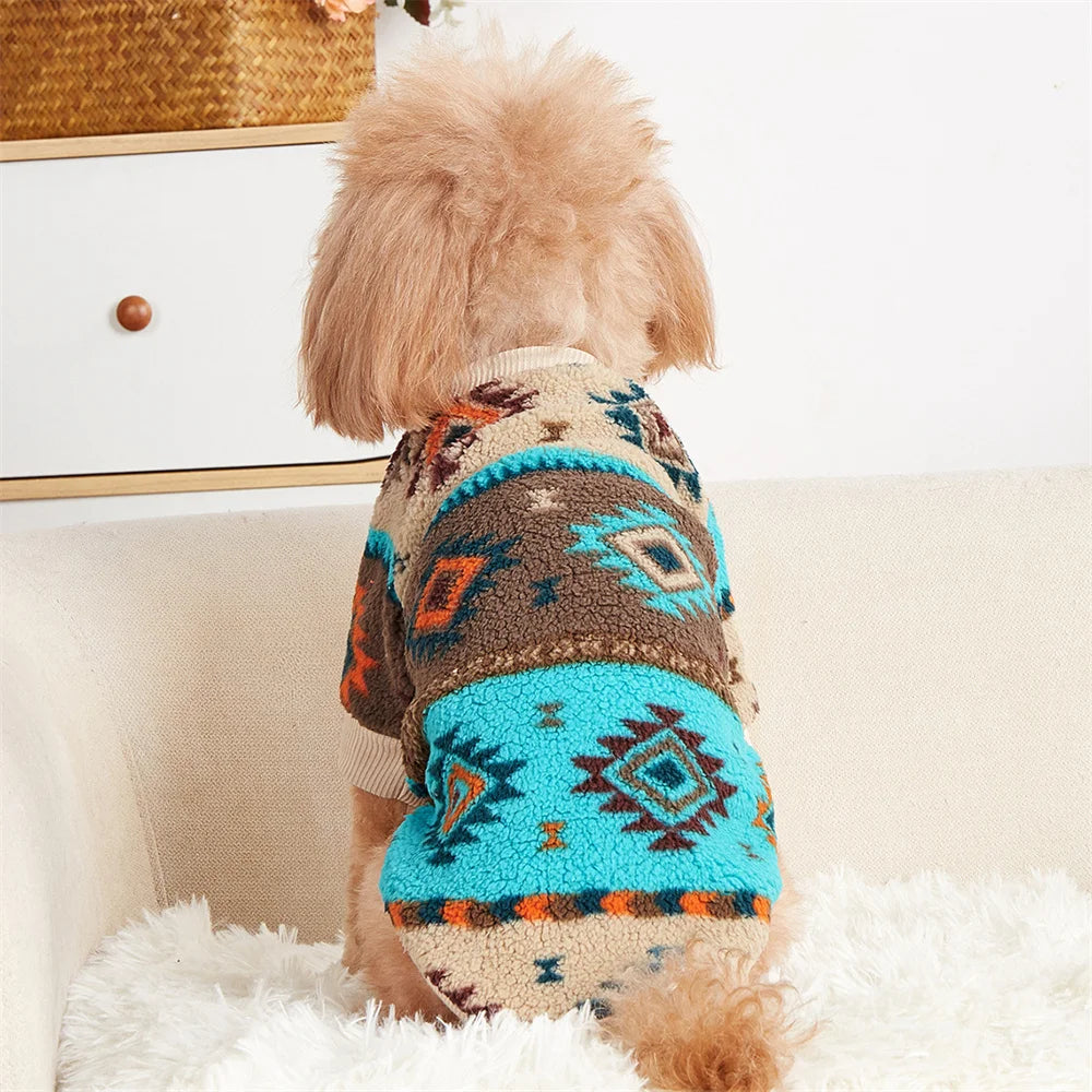 Trendy Printed Dog Sweater