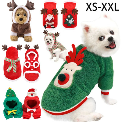 Dog Winter Fleece Jumpsuits