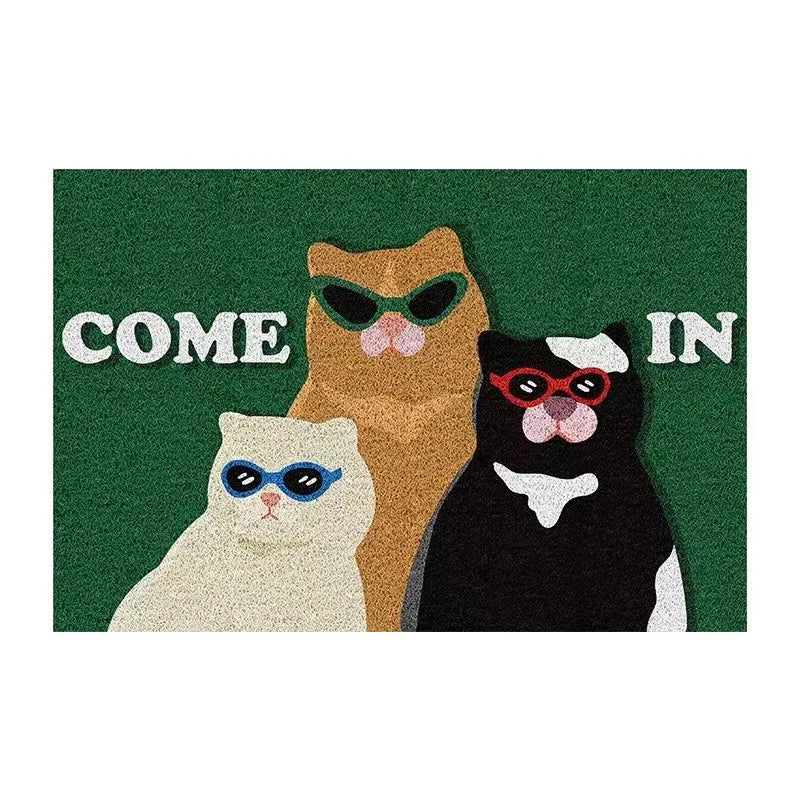 Paw Print Welcome Mat
