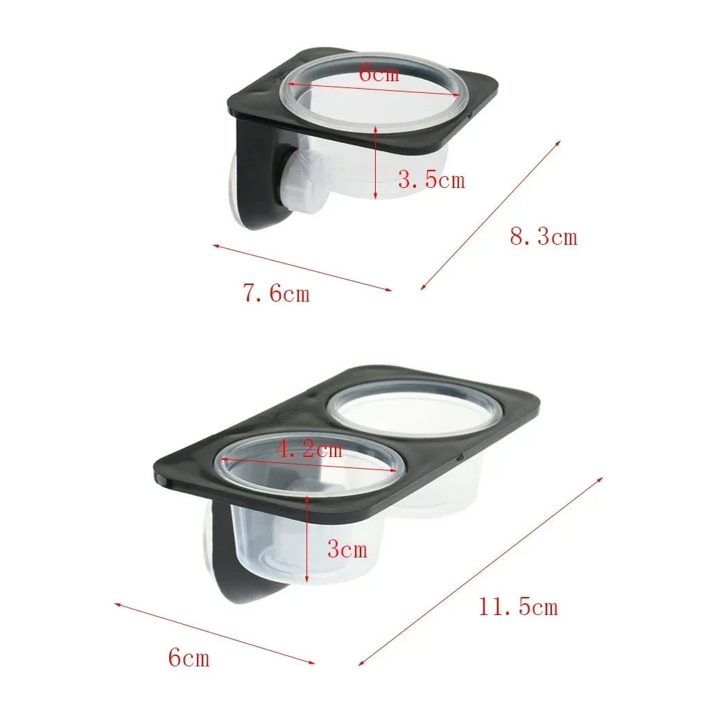 Suction Reptile Feed Bowls