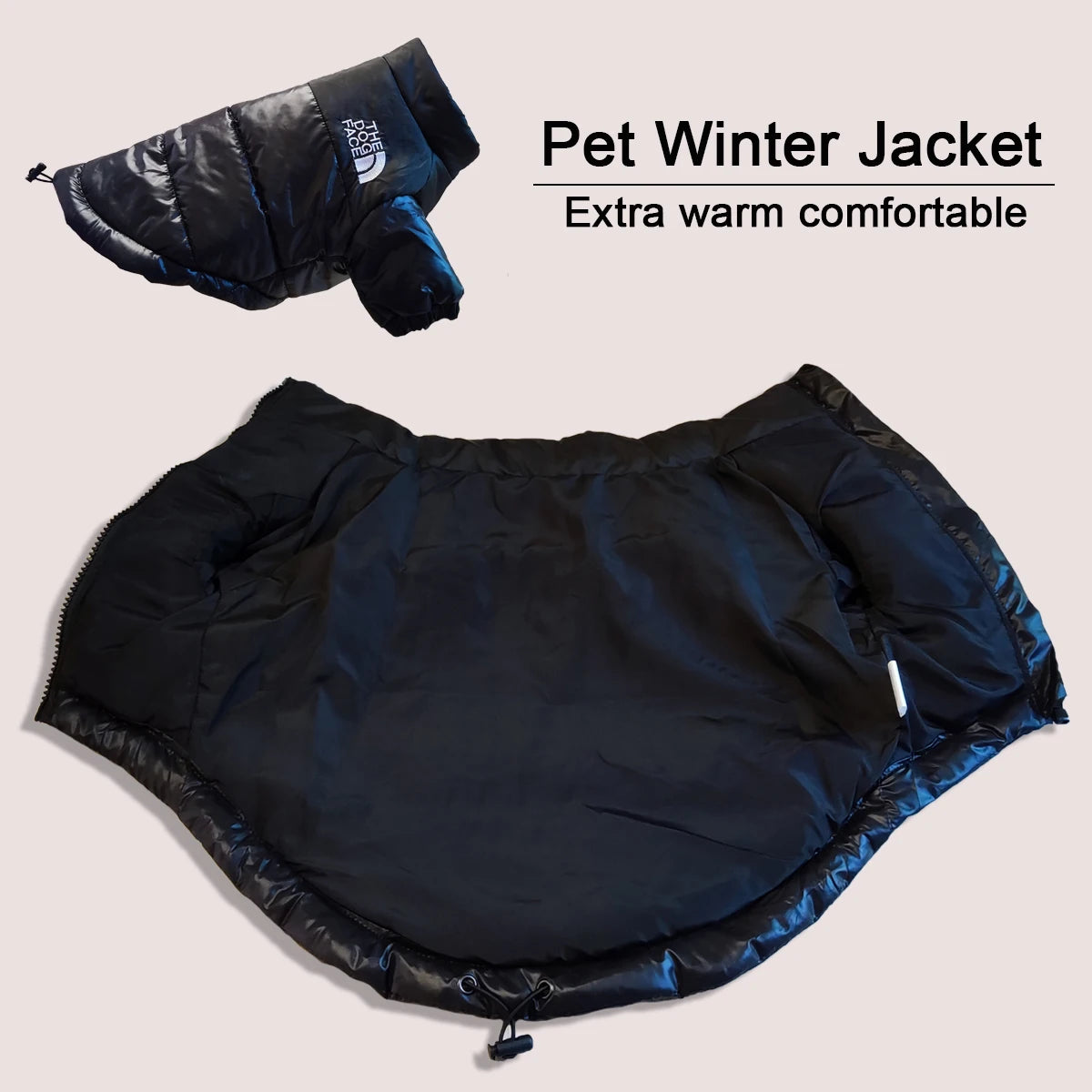 Winter Dog Jacket Reflective Warm Coat