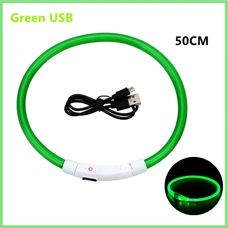 USB Rechargeable LED Collar