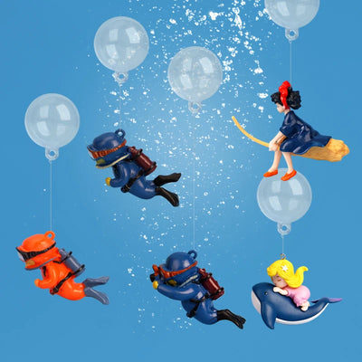 Diver & Mermaid Decor