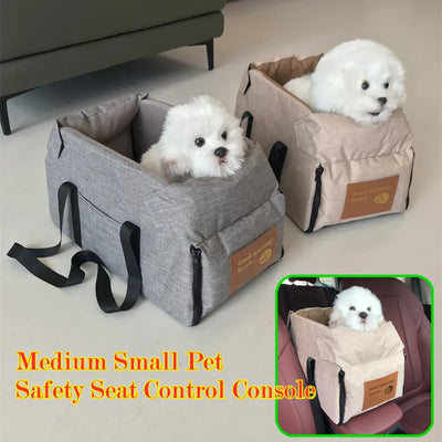 Portable Elevated Pet Car Seat