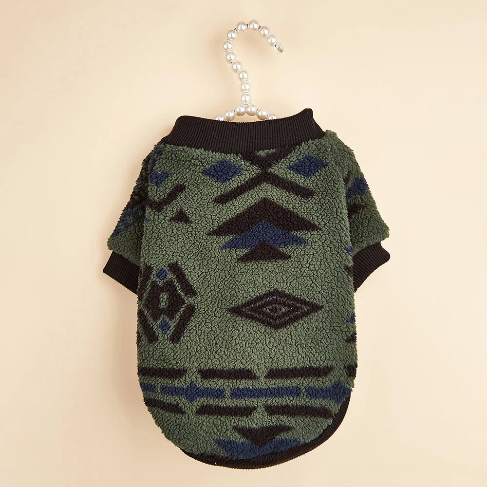 Trendy Printed Dog Sweater