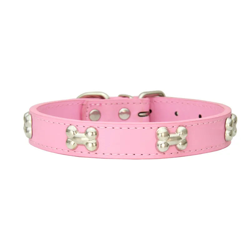 Dog Collar with Bone