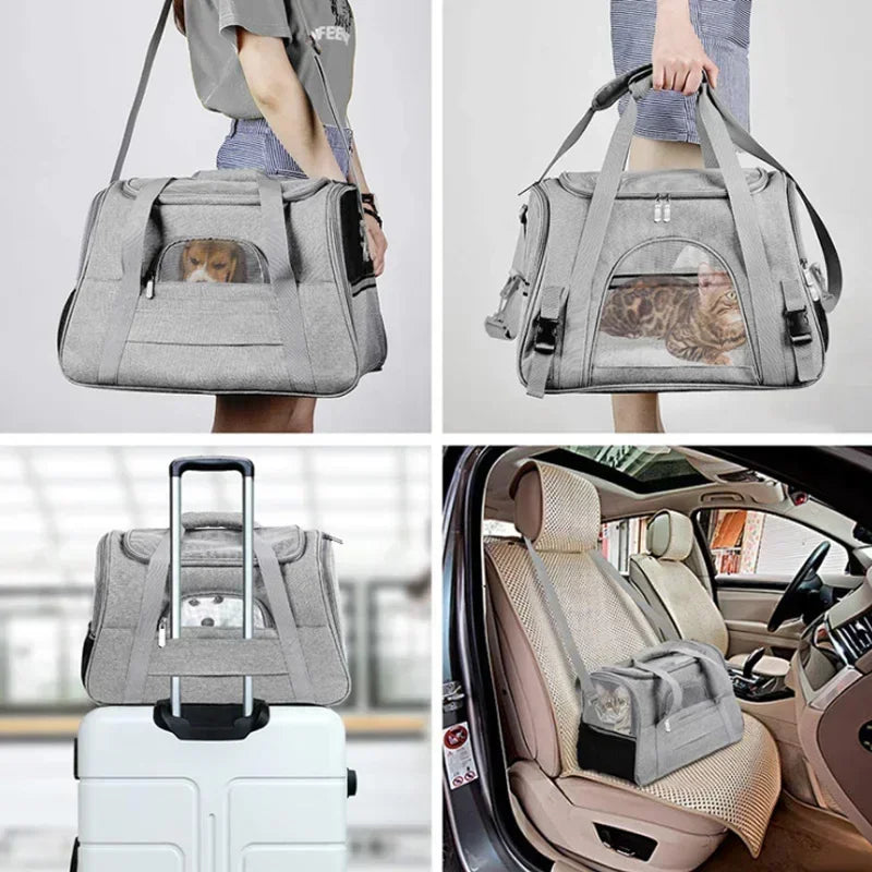 Cushioned Dog Carrier Bag