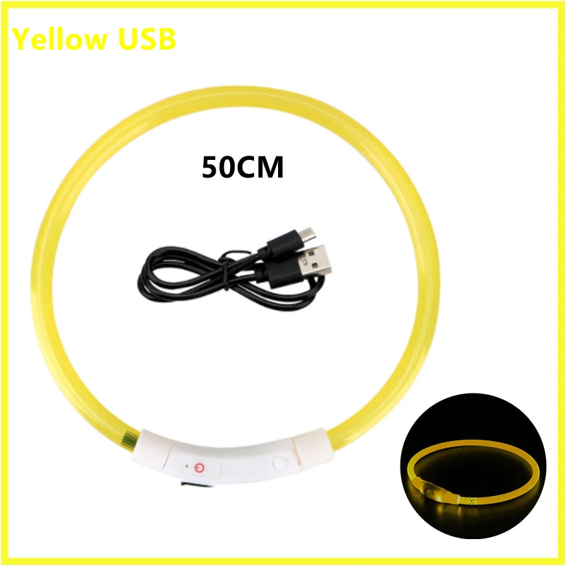 USB Rechargeable LED Collar