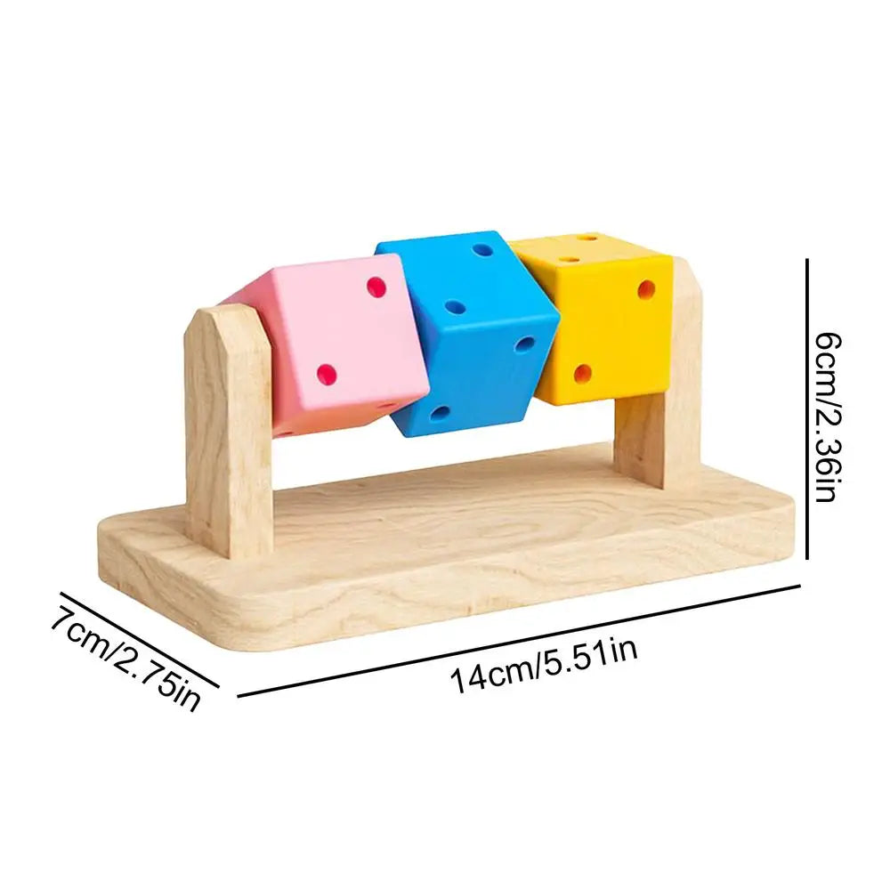 Hamster Chew Cube Wood Toy