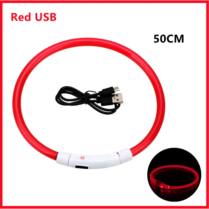 USB Rechargeable LED Collar