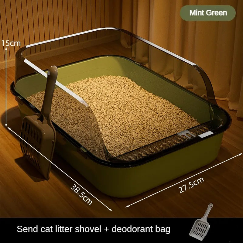 Semi-Enclosed Litter Box