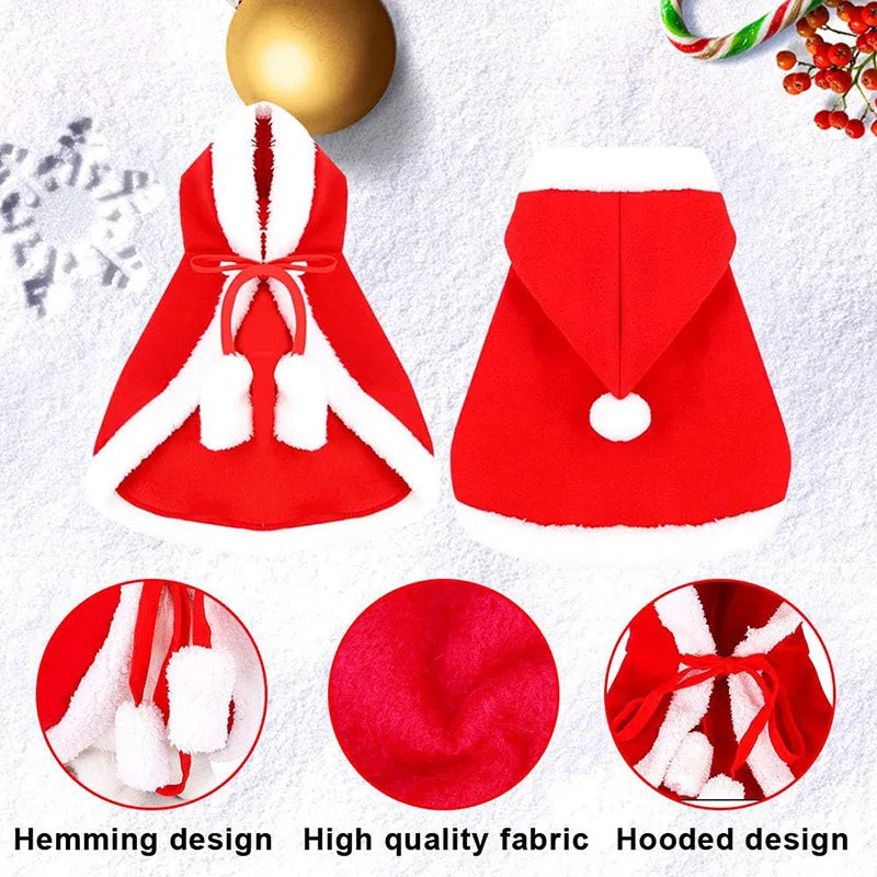Santa Cat Outfit Costume