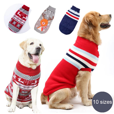 Winter Stripes Dog Sweater