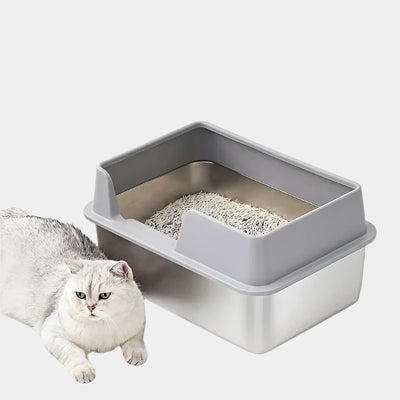 Stainless Steel Cat Litter Box