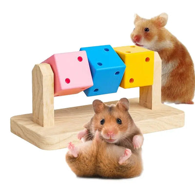 Hamster Chew Cube Wood Toy