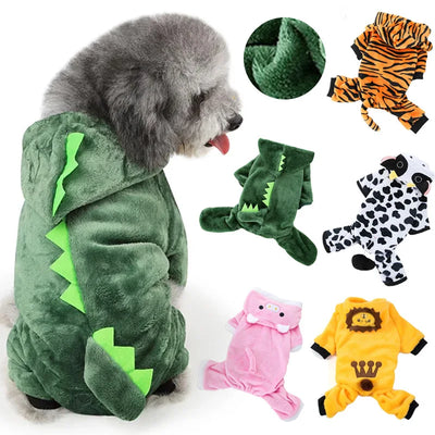 Cozy Fleece Dog Jumpsuit