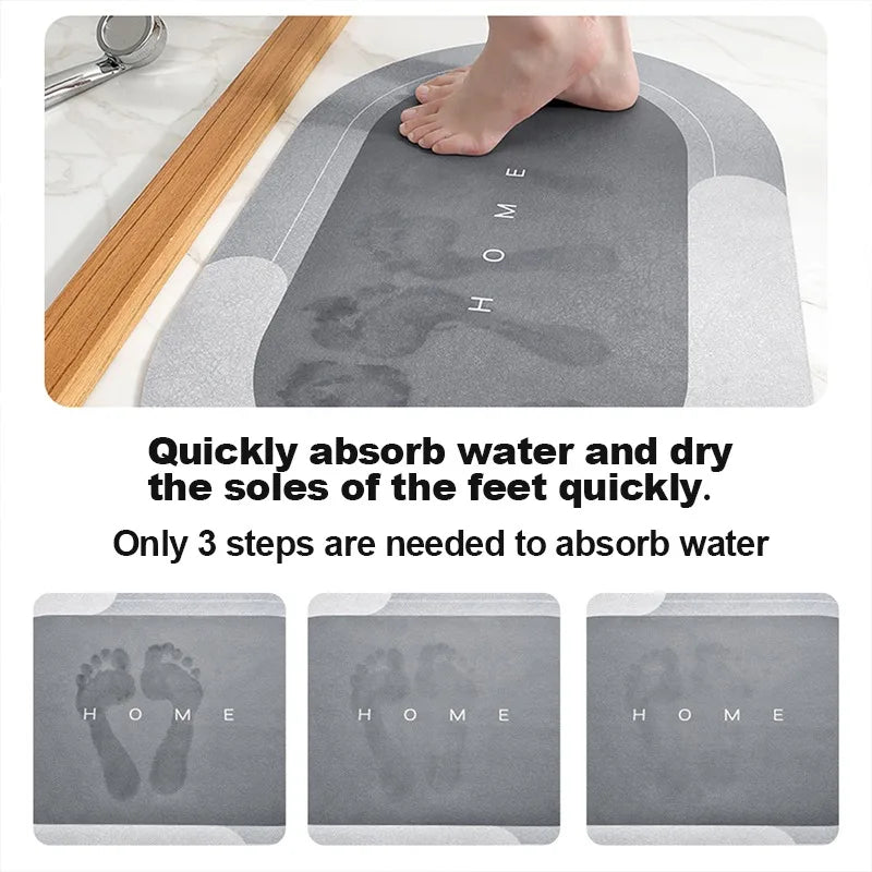Cute Cat Print Bath Mat
