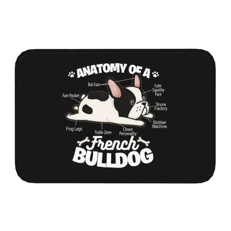 Cool French Bulldog Doormat