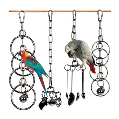 Parrot Stainless Steel Toy