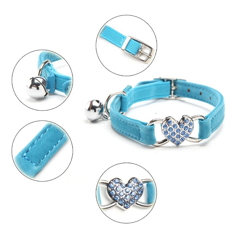 Charm and Bell Cat Collar