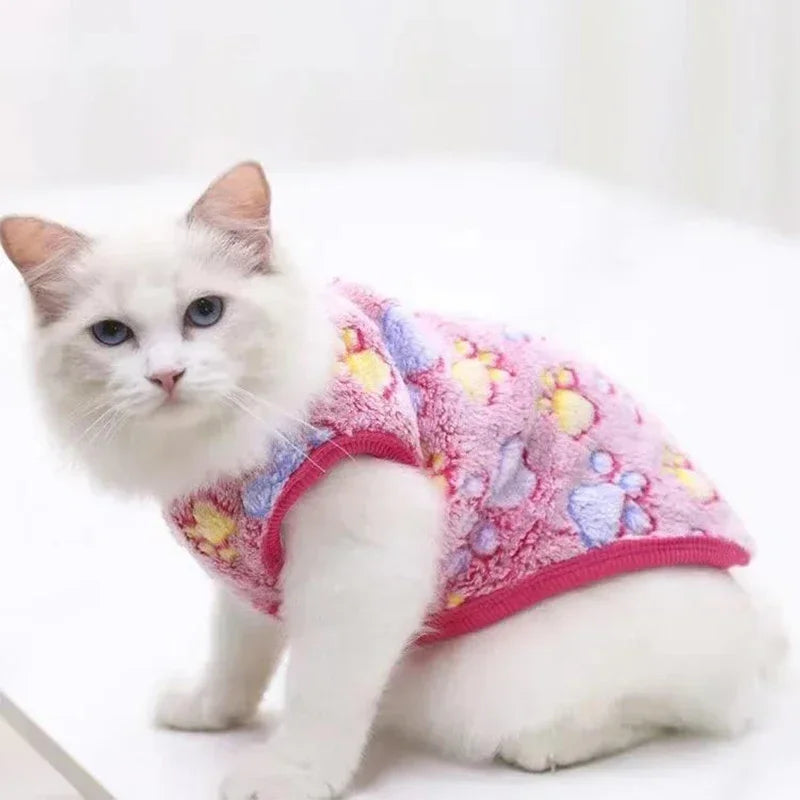 Fleece Pet Cat Clothes