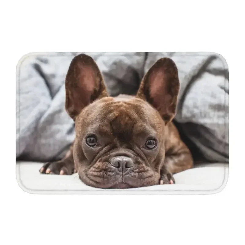 Cool French Bulldog Doormat