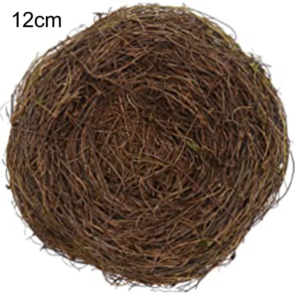 Vintage Round Rattan Bird's Nest