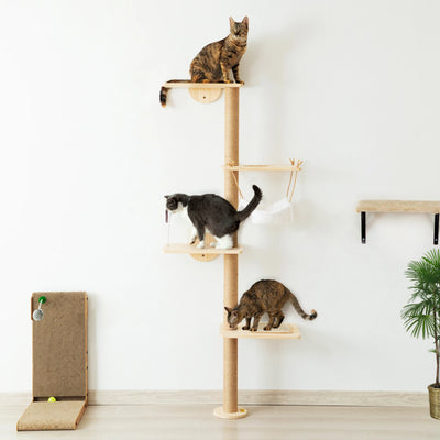 Wall-Mount Cat Climbing Shelf