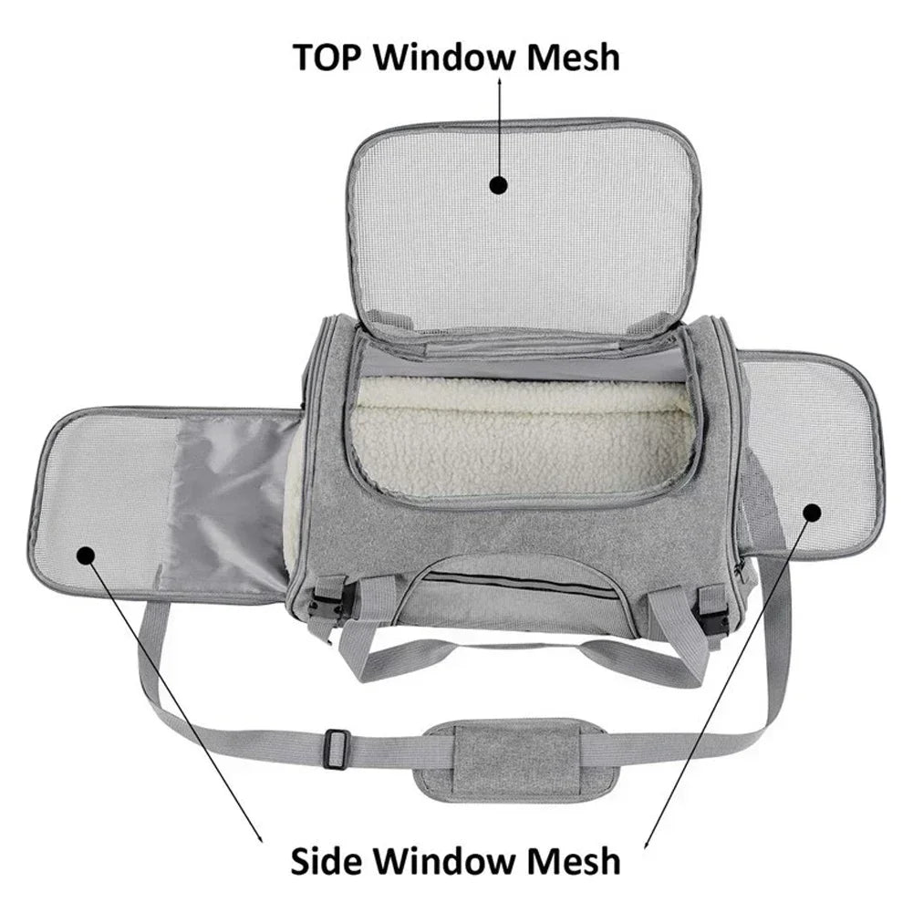 Cushioned Dog Carrier Bag