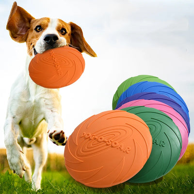 Durable Silicone Flying Dog Disc