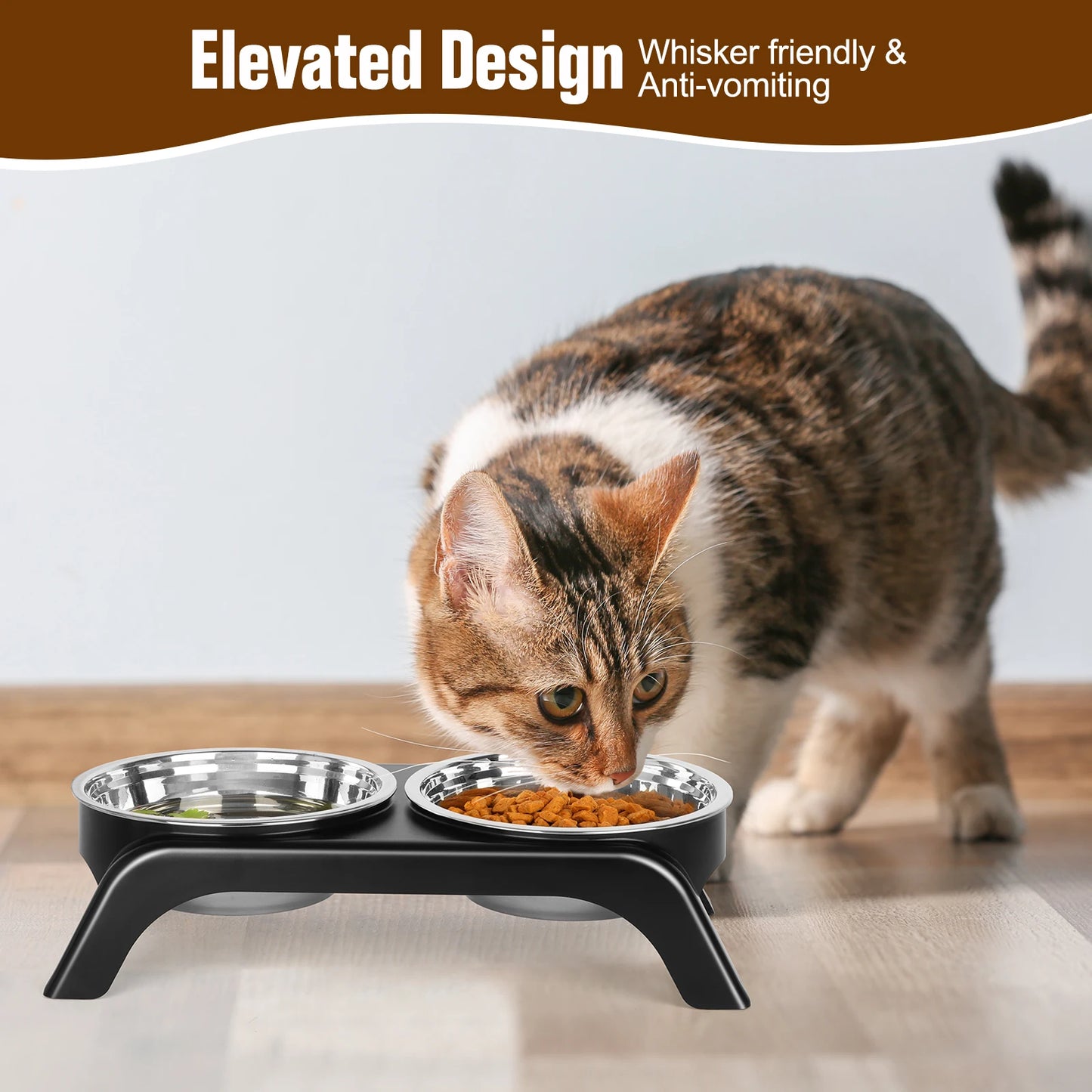 Elevated Cat Bowl Set