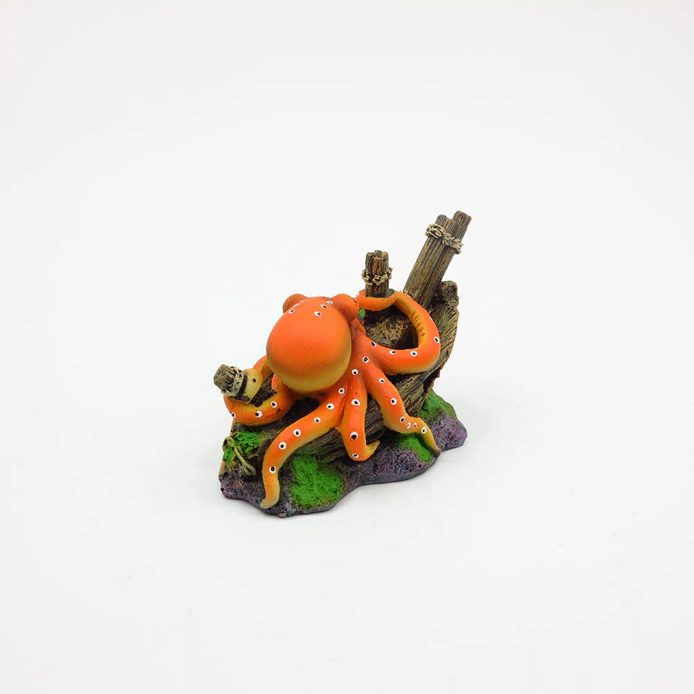 Artificial Octopus Tank Decor