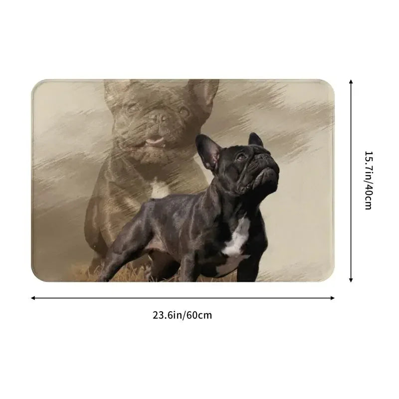 Cool French Bulldog Doormat