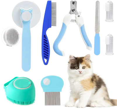 Cat Brush Grooming Kit