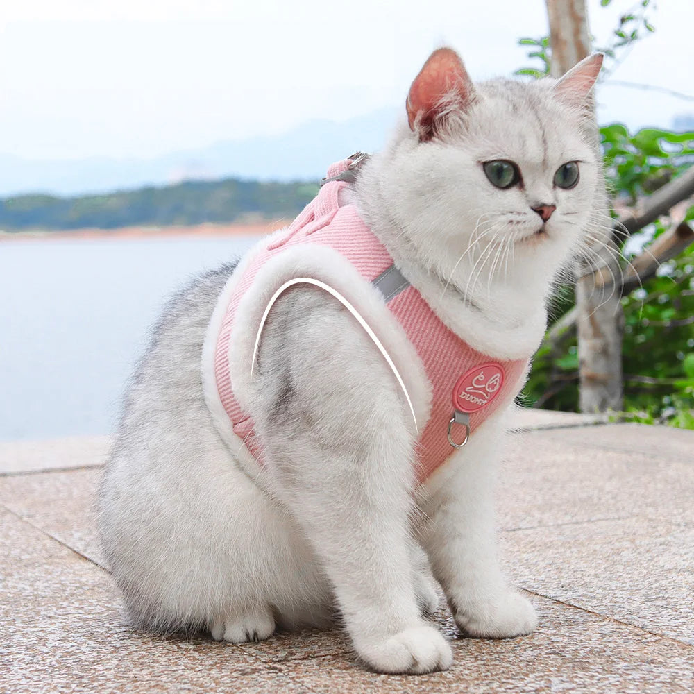 Reflective Cat Harness Set
