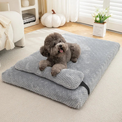 Calming Plush Dog Bed
