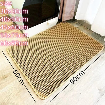 Cat Litter Mat with Dual Layers