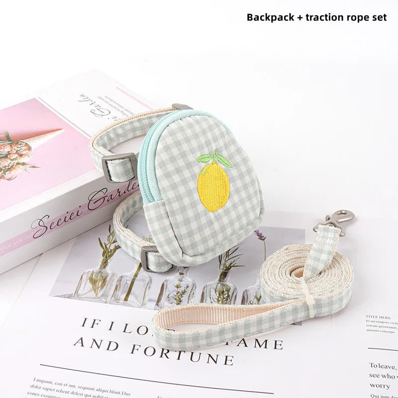 Cat Harness with Backpack
