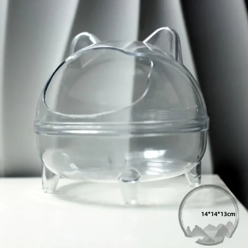Transparent Small Pet Bath