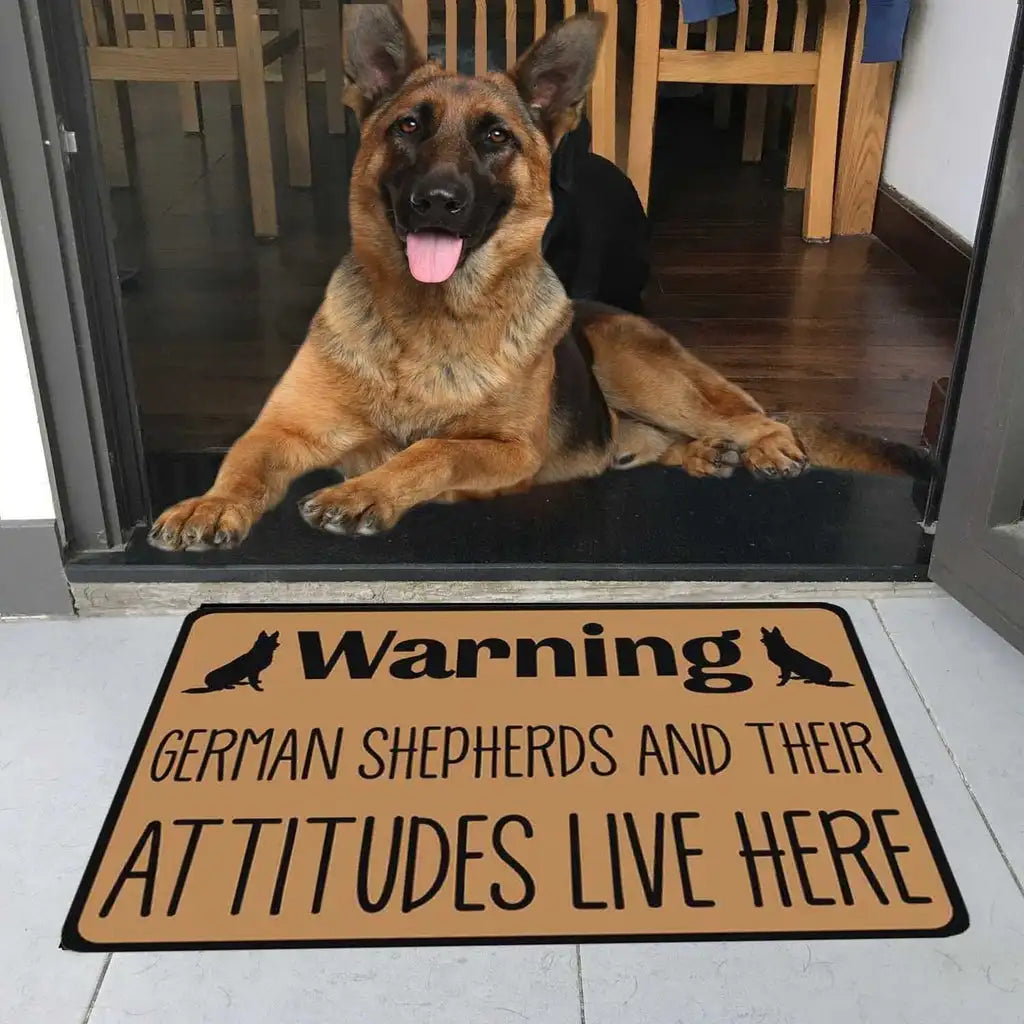 No Knock Bulldog Doormat