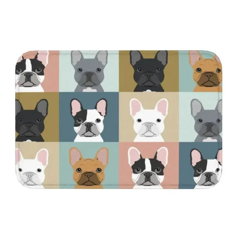 Cool French Bulldog Doormat