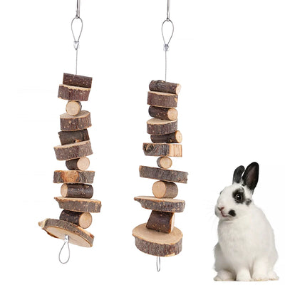 Rabbit Wood Chew Toy