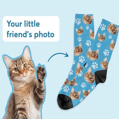 Personalized Cat Long Socks