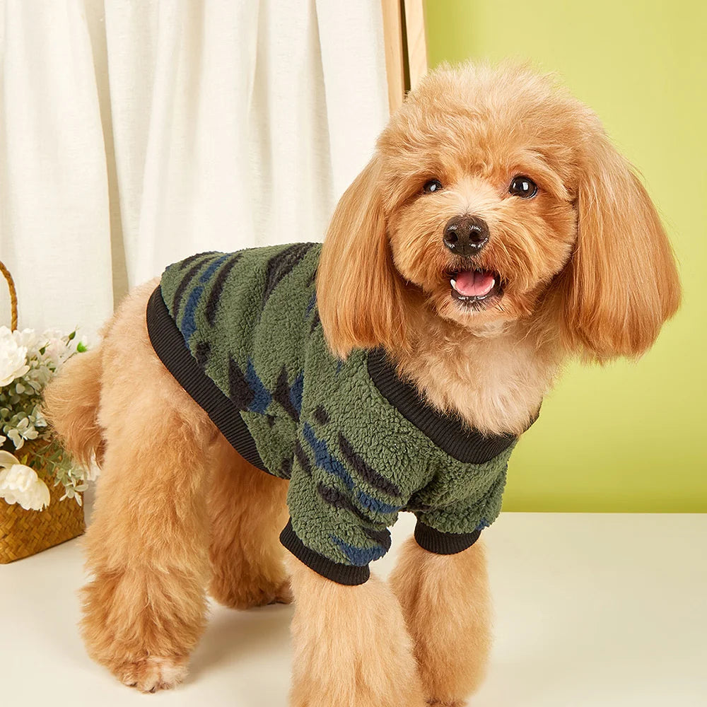 Trendy Printed Dog Sweater
