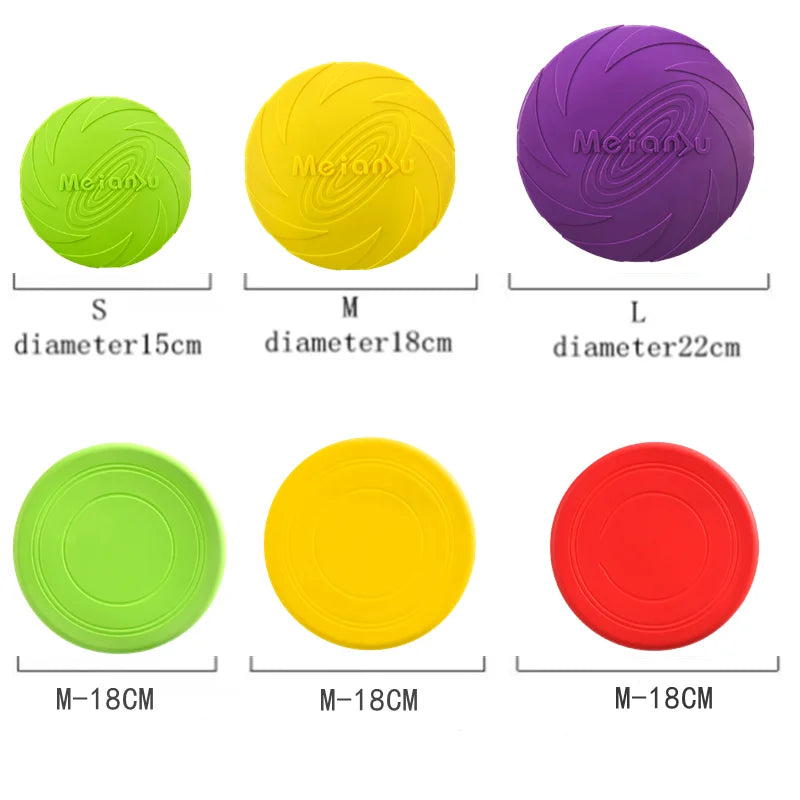 Durable Silicone Flying Dog Disc