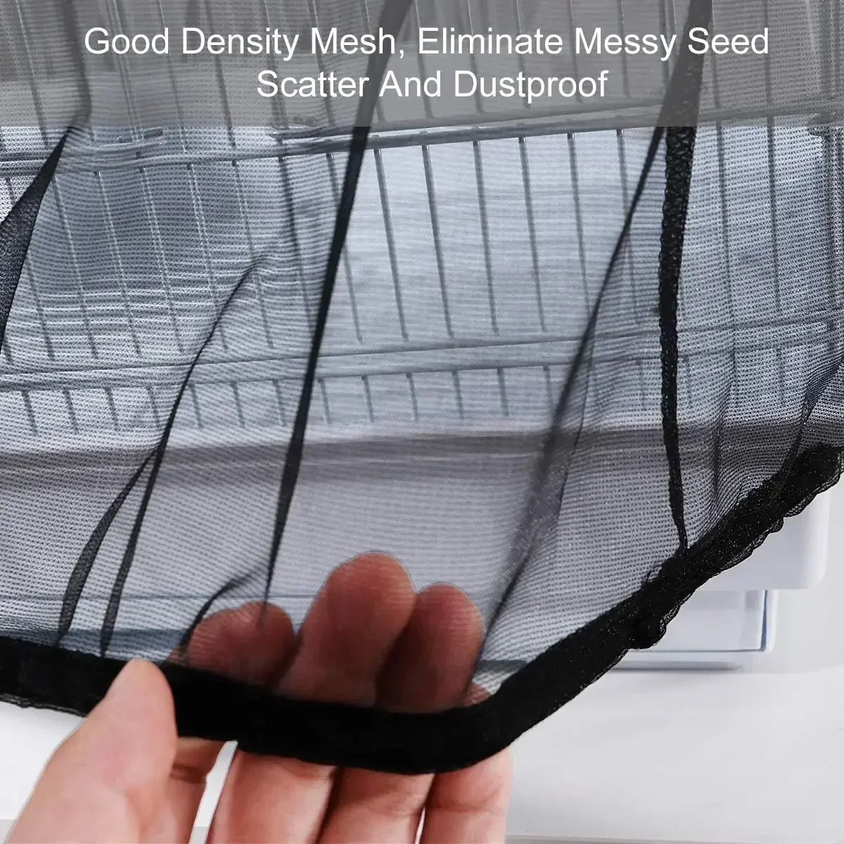 Mesh Bird Cage Cover Shell Skirt Net